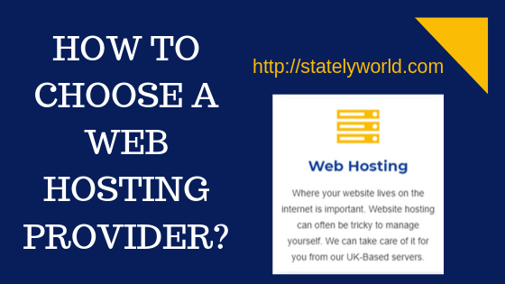 HOW TO CHOOSE A WEB HOSTING PROVIDER
