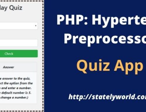 PHP: Quiz App