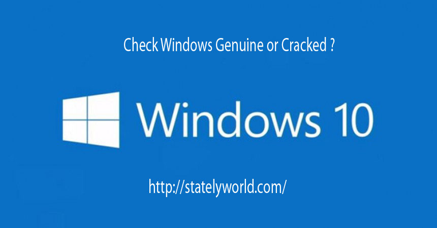 Windows Genuine or Cracked