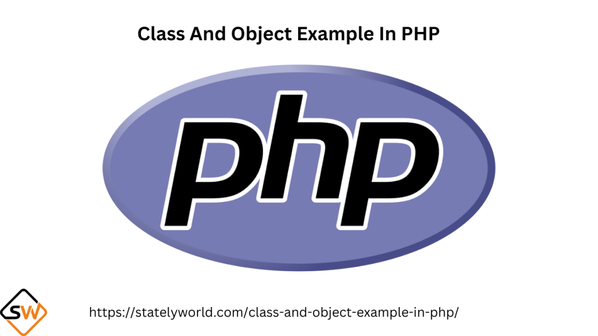 Class and Object Example in PHP - Stately World