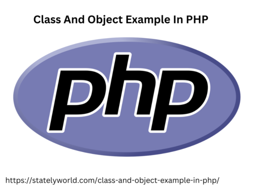 Class and Object Example in PHP