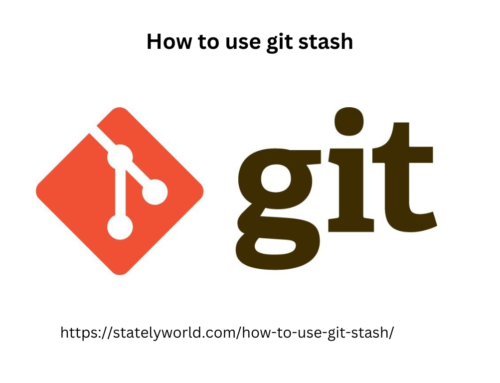 How to use git stash