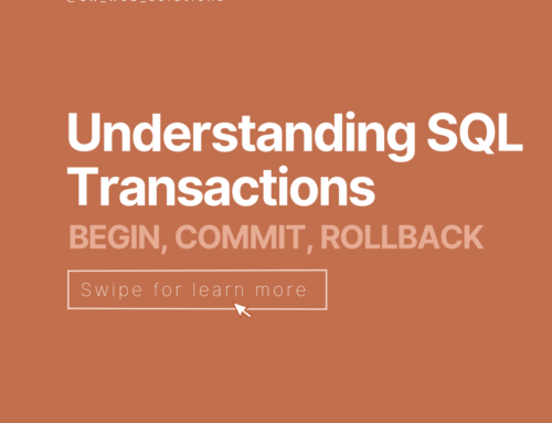 SQL Transactions: BEGIN, COMMIT, ROLLBACK