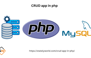 CRUD app in php